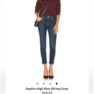 AGOLDE Sophie High Rise Skinny Crop | size 25 - worn only once!